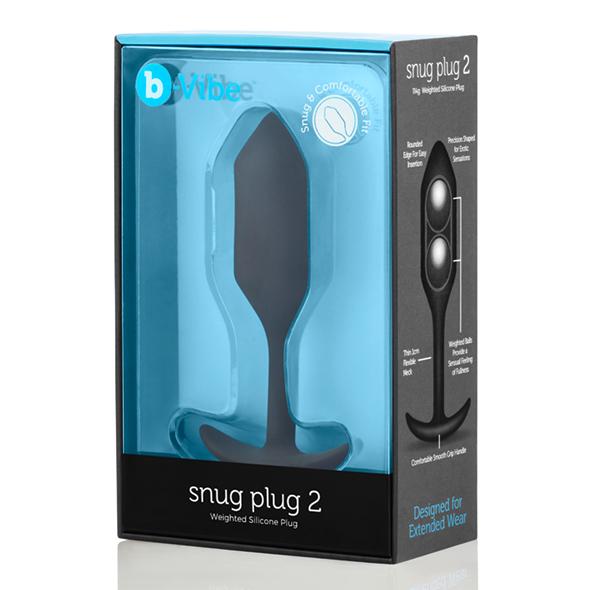 B-Vibe - Snug Butt Plug 2 Black 10