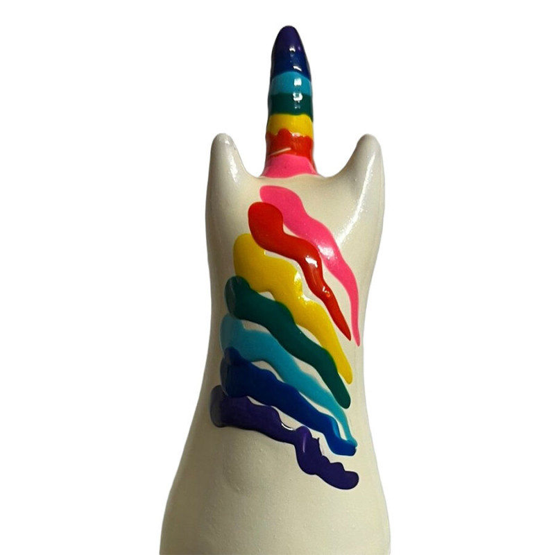 Condomerie - handpainted novelty condoms unicorn rainbow 1