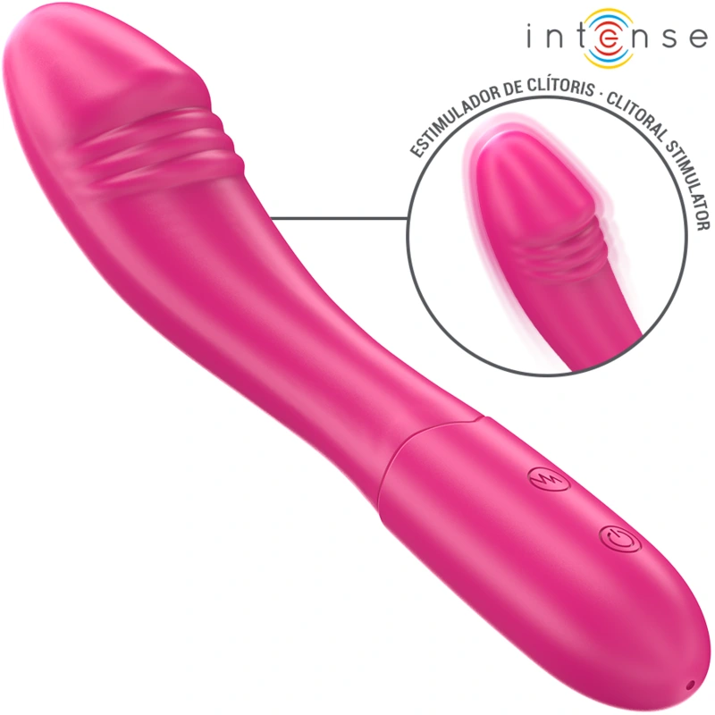 Intense - belinda vibrator 19 cm flexible 10 vibrations pink 5