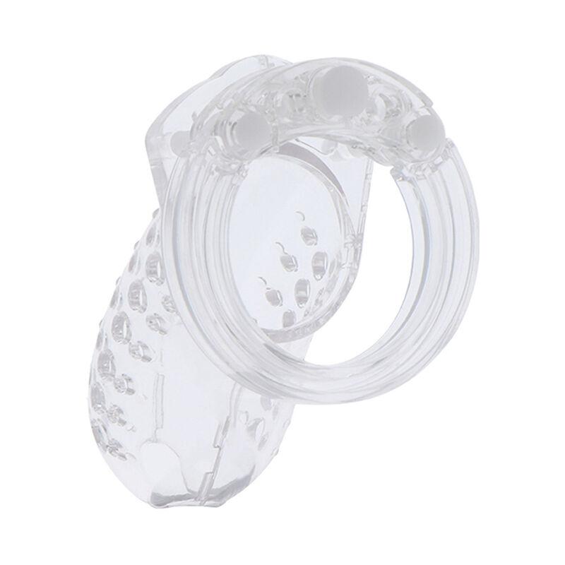 Hidden Desire - Extreme Chastity Cock Cage Acrylic Adjustable Clear