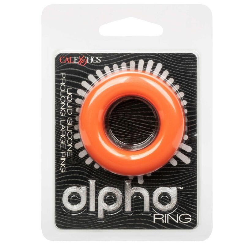 California Exotics - Alpha Prolong Large Ring Orange 1