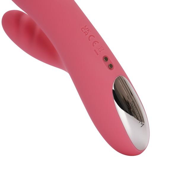 Svakom - Avery Powerful Thrusting Vibrator Strawberry Pink