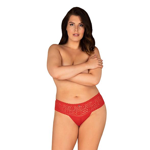 Obsessive - Blossmina Panties Red 6xl/7xl