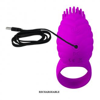 Silicone Rotating And Teaser Cock Ring Georgia Pretty Love