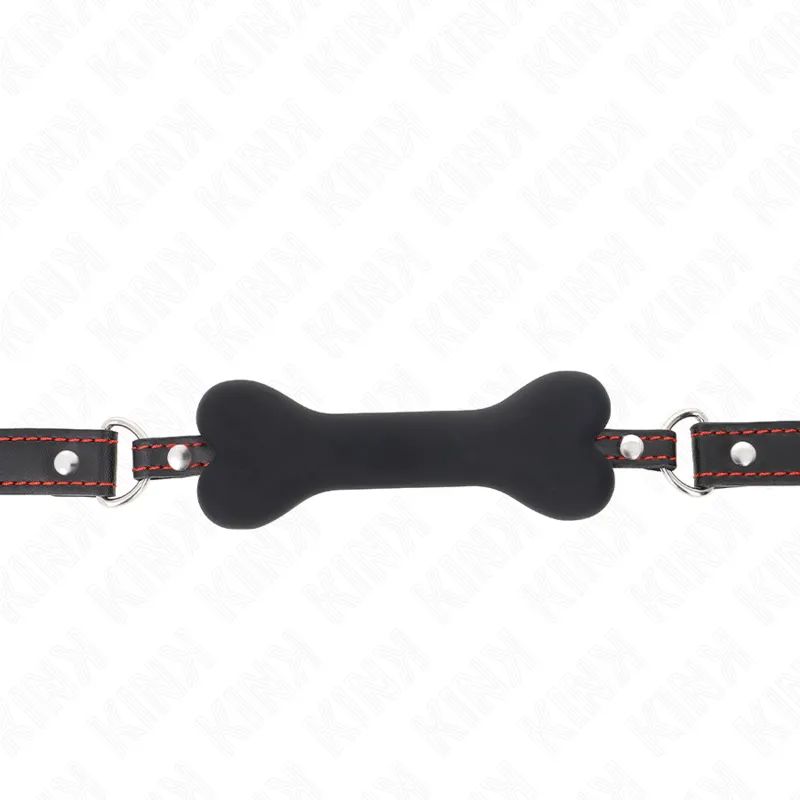 Kink - Black Bone 12 Cm Gag 63 X 2 Cm 2
