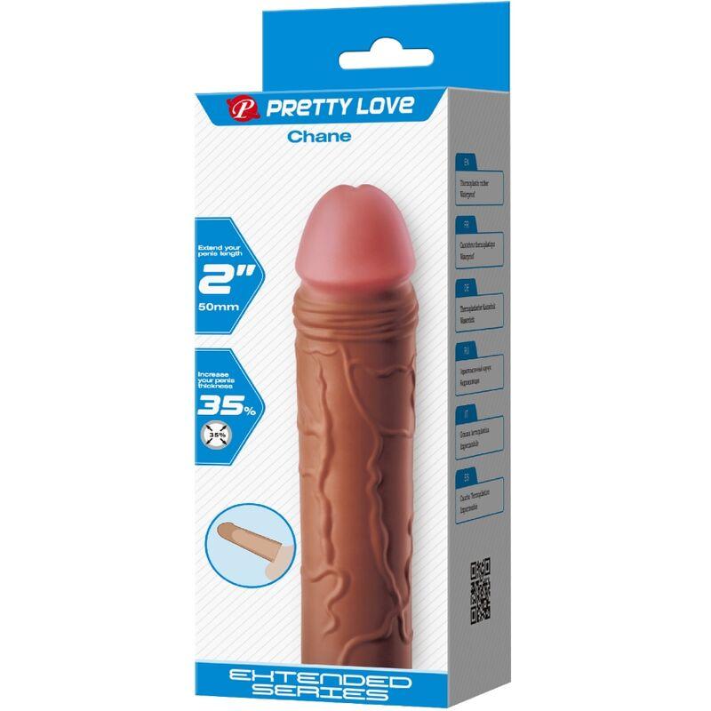 Pretty love - chane penis sleeve with 5 cm extension mulatto 6