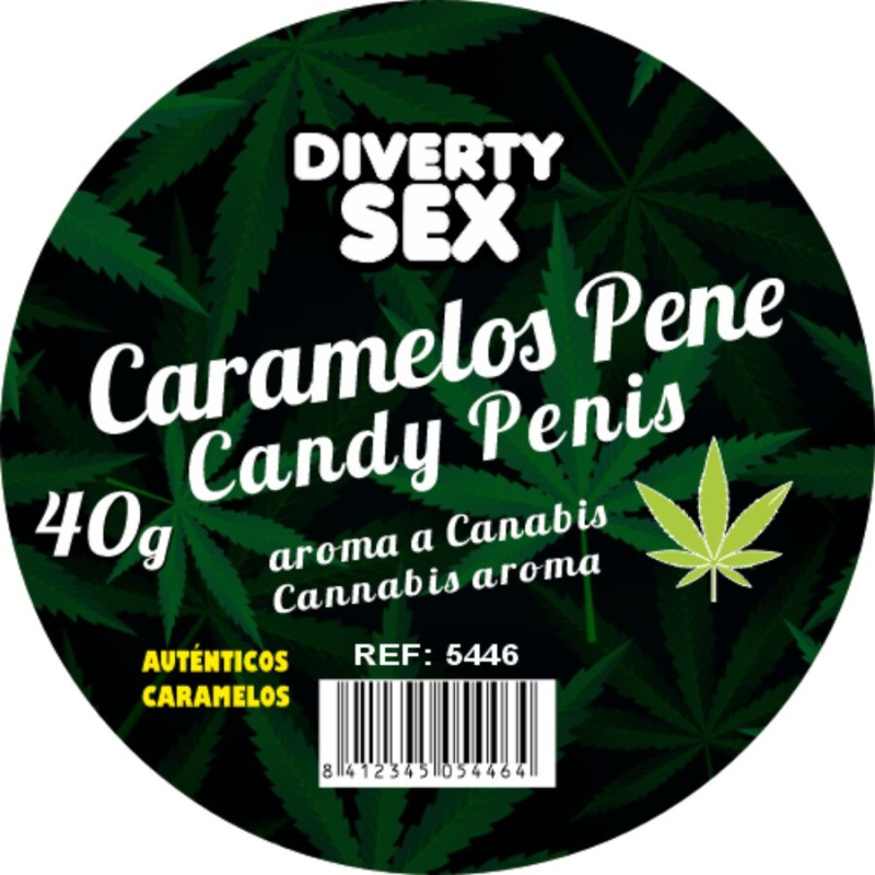 Diablo goloso - 20 penis candies cannabis aroma 1