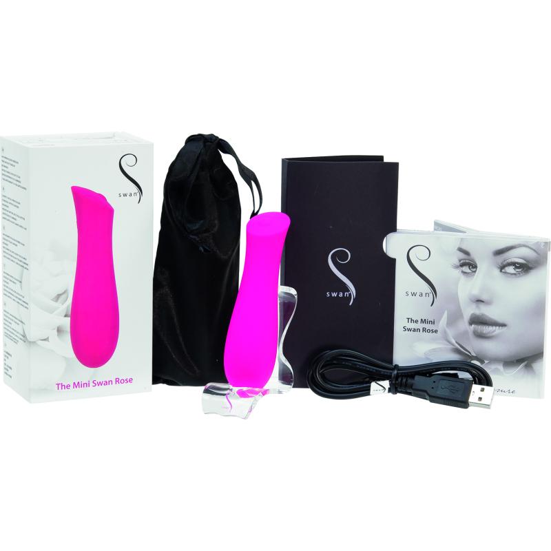 Swan Vibes - Mini Rose Vibrator Pink