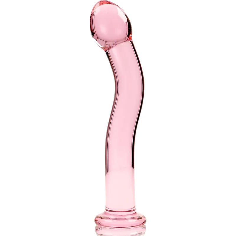 Nebula Series By Ibiza - Model 18 Dildo Borosilicate Glass 18.5 X 3.5 Cm Pink
