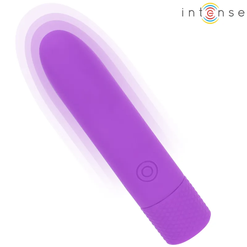 Intense - symone usb rechargeable vibrating bullet 8 vibrations purple 10 x 2.2 cm 2