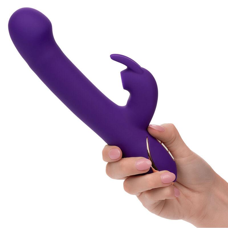 Calexotics - Jack Rabbit Vibrator & Stimulator 7 Vibrations And Suctions Mode Blue