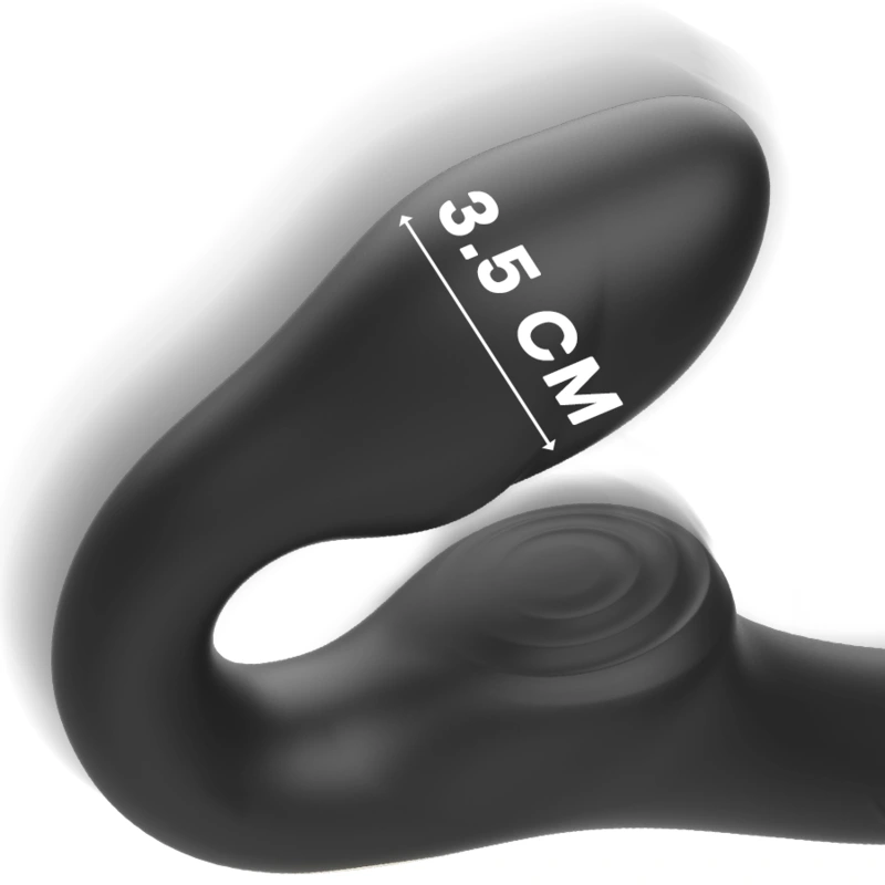 Ibiza - strapless vibrator with remote control push button 3