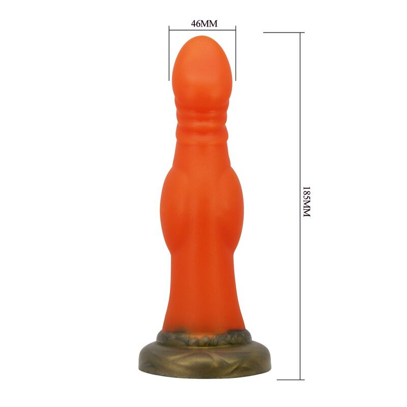 Power monsters - blazeheart charger fantasy silicone dildo 18.5 cm Ø 4.5 cm 5