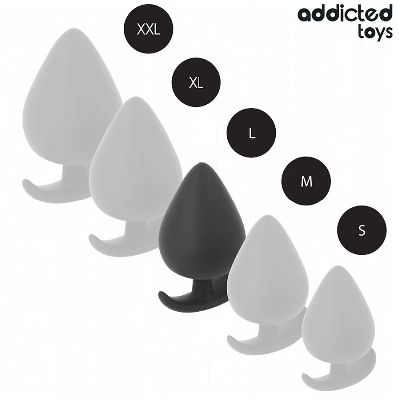 Addicted toys - anal plug silicone size l 8 cm 4