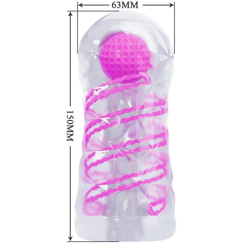Pretty Love - Fantasy Male Masturbator With Internal Spiral And Balls Transparent 3