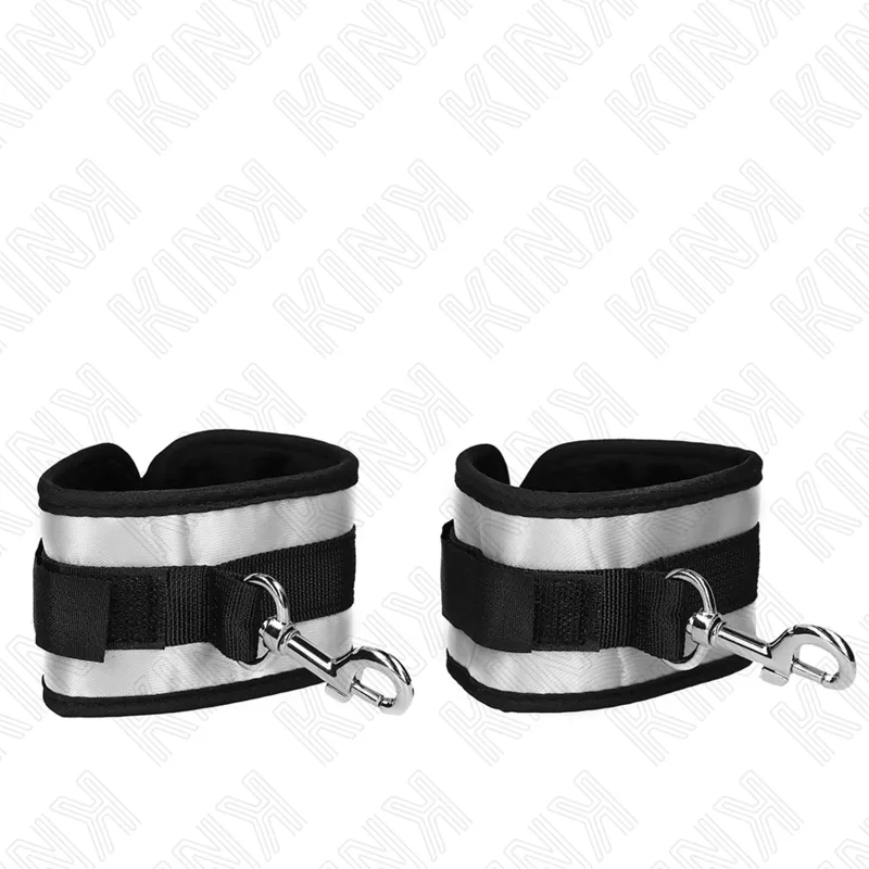 Kink - Neoprene Wrist Cuffs Grey 23 X 5 Cm 3