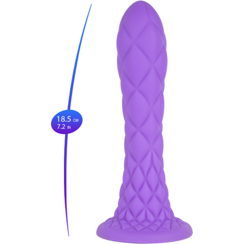 Silexd - dreamy dildo fantasy liquid silicone thermoreactive violet 18.5 cm 5