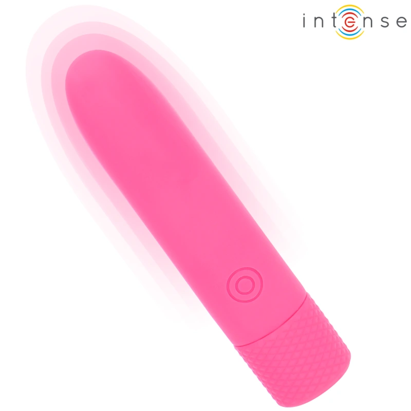 Intense - symone usb rechargeable vibrating bullet 8 vibrations pink 10 x 2.2 cm 1