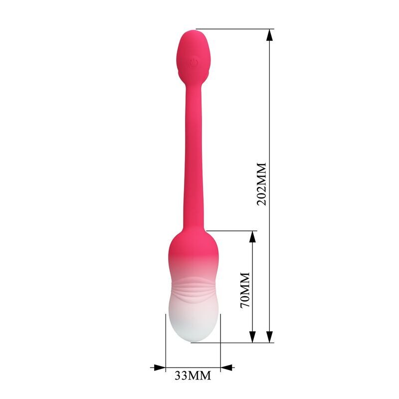 Pretty love - pulsen app control vibrating egg 12 functions usb rechargeable pink 8