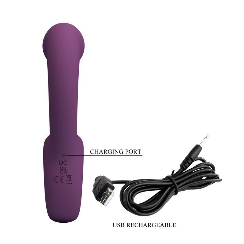 Pretty love - brynnlee rechargeable vibrator with oral stimulator 10 vibrations & 5 licking function 8