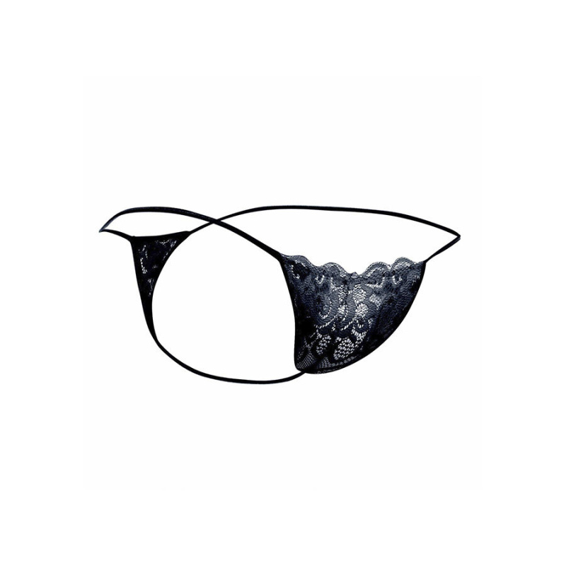 Mob - black lace thong size l/xl 4