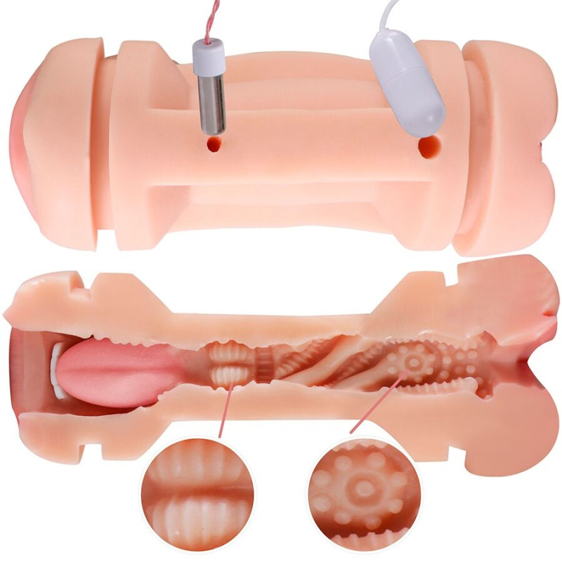 Shequ - kay double masturbator with dual mouth and vagina vibration 2