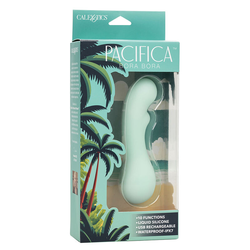 Calexotics - pacifica bora bora estimulator g spot 10 vibrations aqua 9