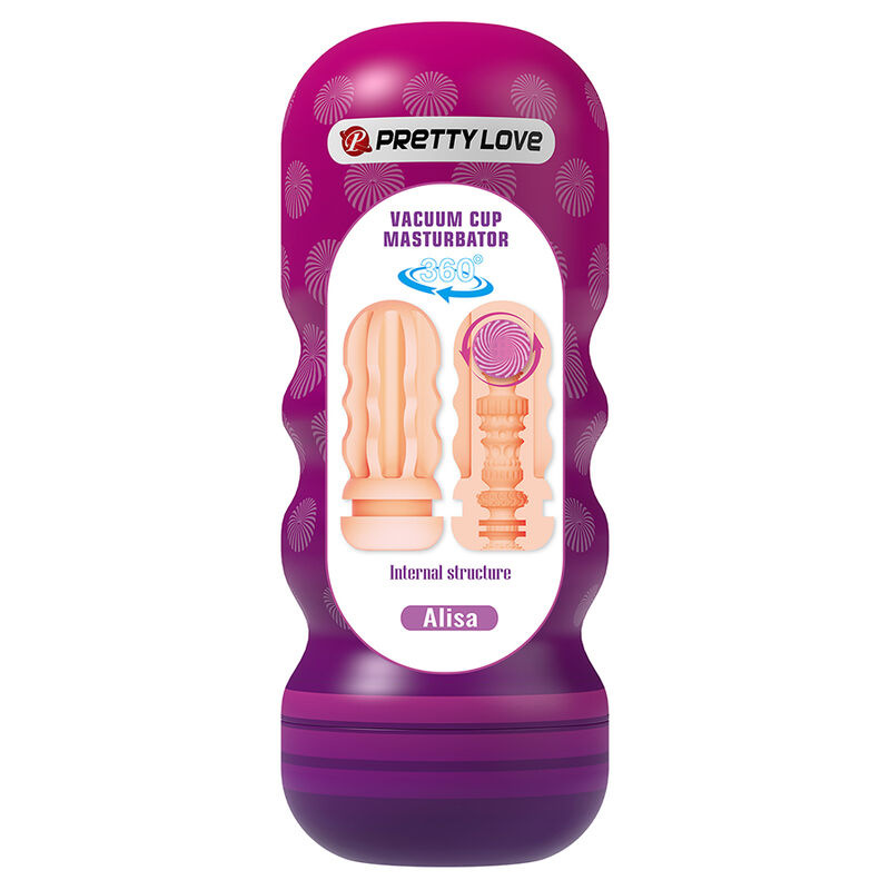 Pretty love - vaginal smoothing masturbator with suction cup and internal textures 6