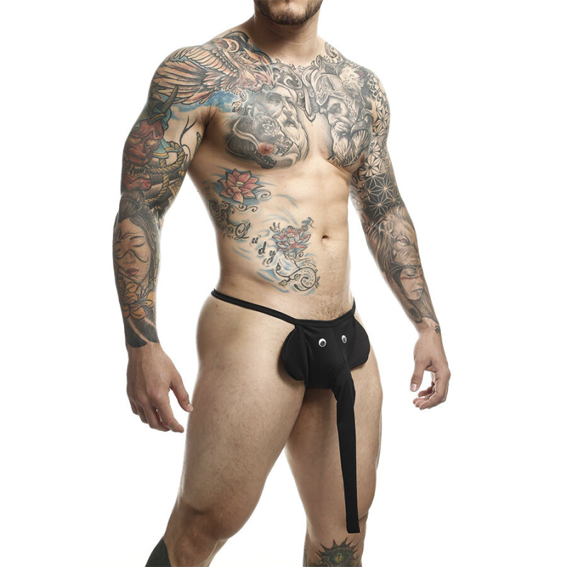 Mob - black elephant thong one size 2