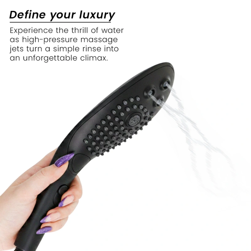 Womanizer - wave clitoral stimulating shower head black 2