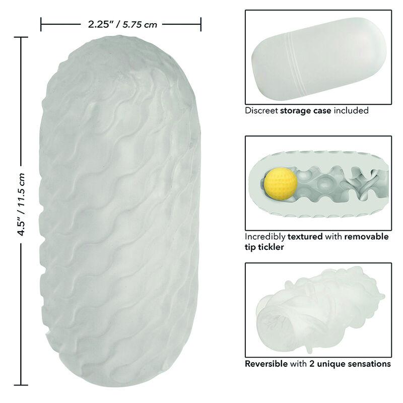 California Exotics - Boundless Reversible Squishy Ball Stroke Grey 10