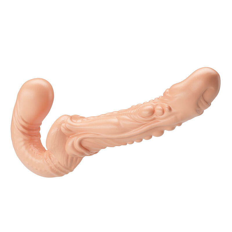 Baile - emma textured double penetration strap-on flesh 2