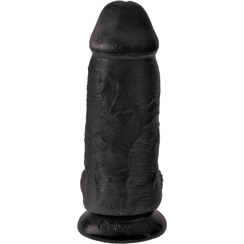 King Cock - Chubby Realistic Penis 23 Cm Black 1