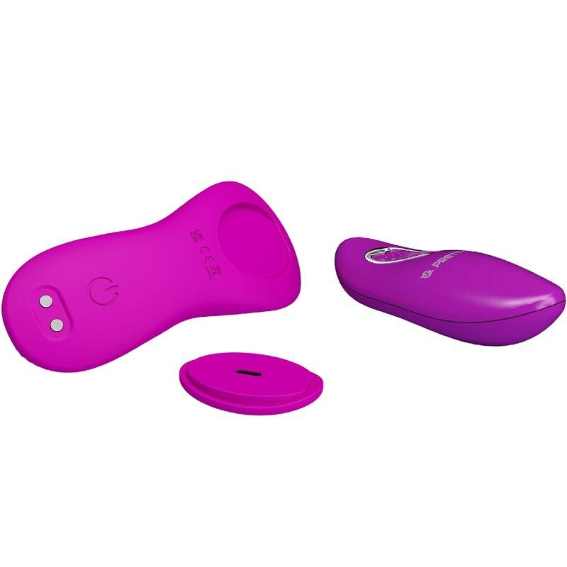 Pretty love - romario lay-on clitoris stimulator remote control pink 3