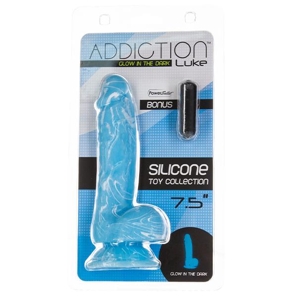 Addiction - Luke 7.5 Inch Blue Glow In The Dark 10