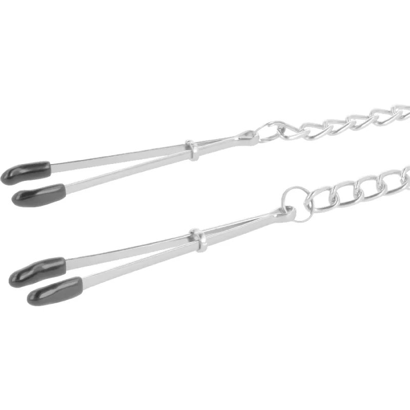 Darkness Metal Long Nipple Clams - Svorky Na Bradavky 1