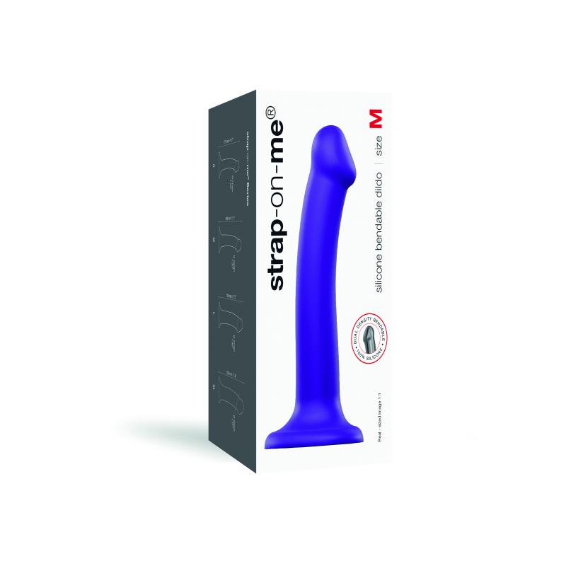 Strap-On-Me - Semi-Realistic Dual Density Bendable Dildo Pur 6