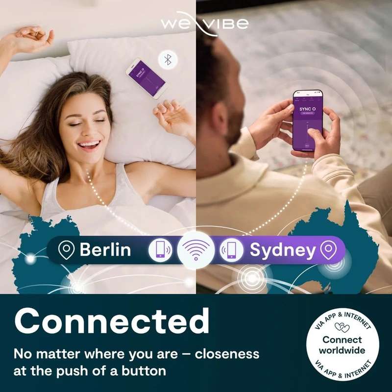 We-vibe - sync o wrapping-stimulation couples vibrator light purple 4