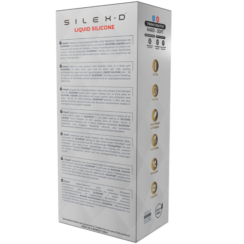 Silexd - realistic penis model 9 liquid silicone 22.8 cm 6