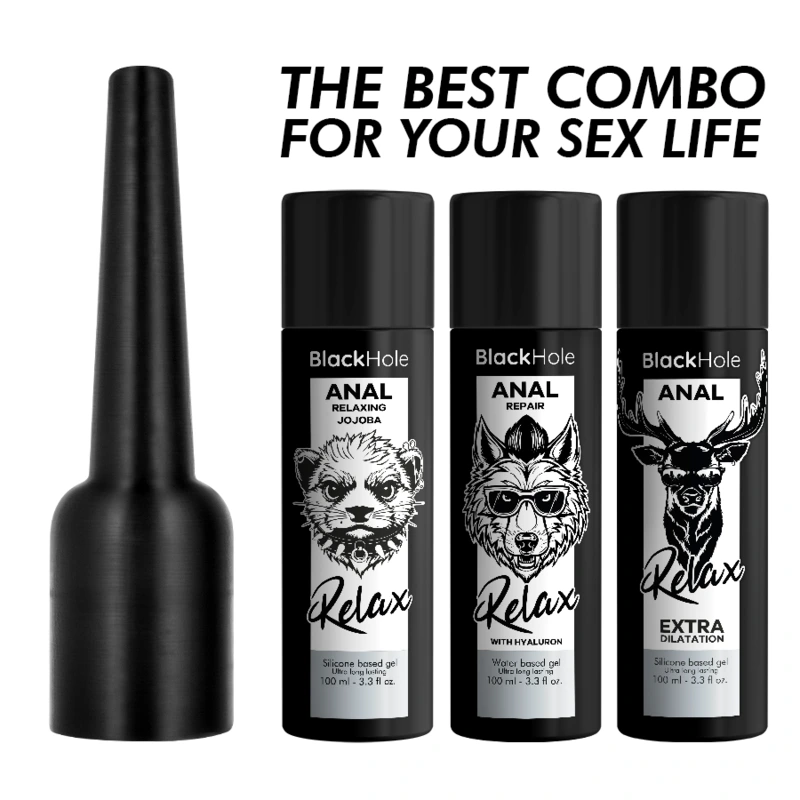 Black hole - anal lube applier l size 100 ml 6