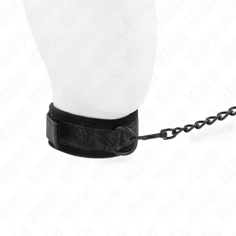 Kink - Basic Model Collar With Leash 77 Cm Model 5 Ajustable 34-54 Cm X 5 Cm 3