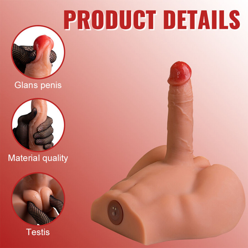 Xise - peel dildo ass realistic dildo masturbator front position with thrusting 17.5 cm 8