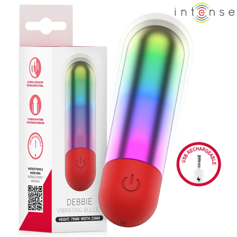 Intense - debbie rainbow clitoris vibrating bullet 7
