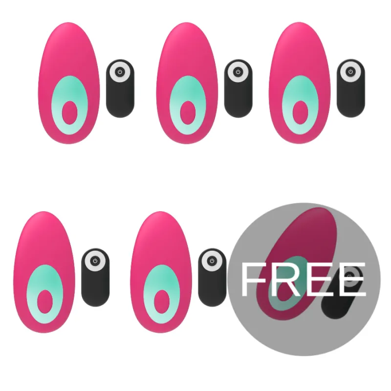 Happy Loky Panty Vibe Remote Control 5+1 Free