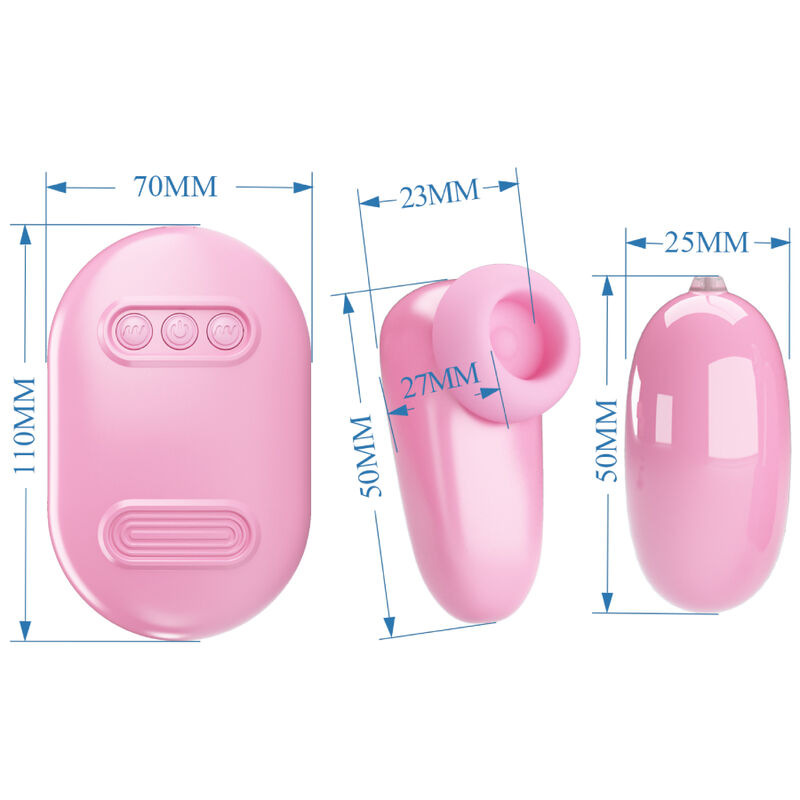 Pretty love - magic box vibrating bullet & pink stimulator 4