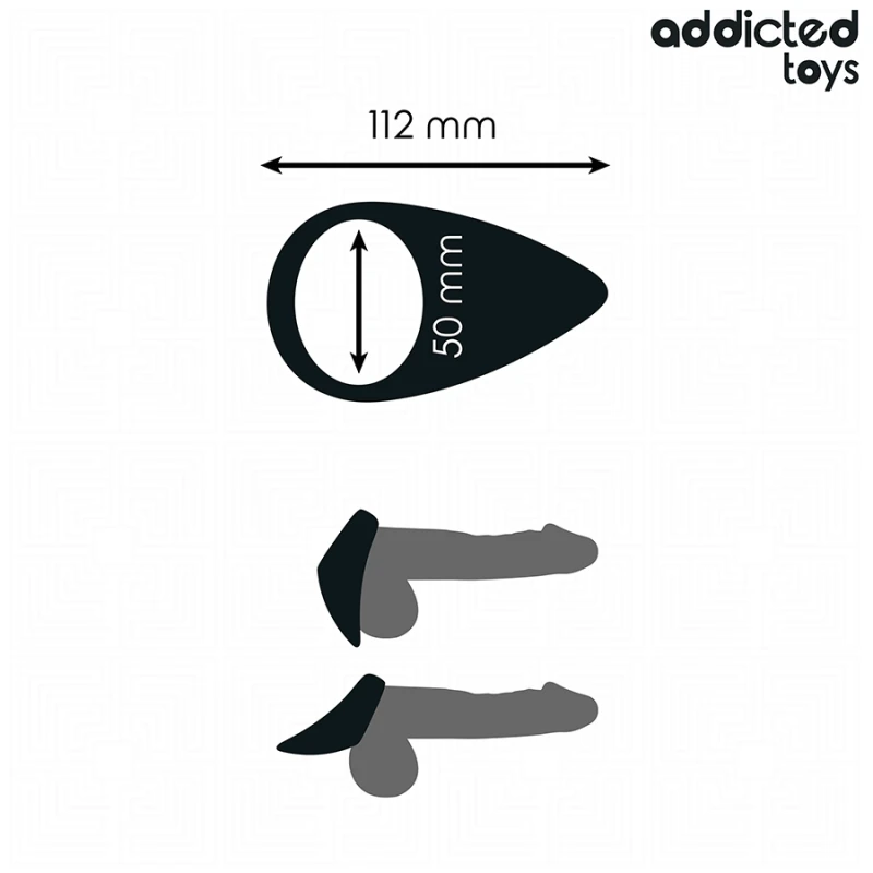 Addicted toys - tear shaped penis ring 3