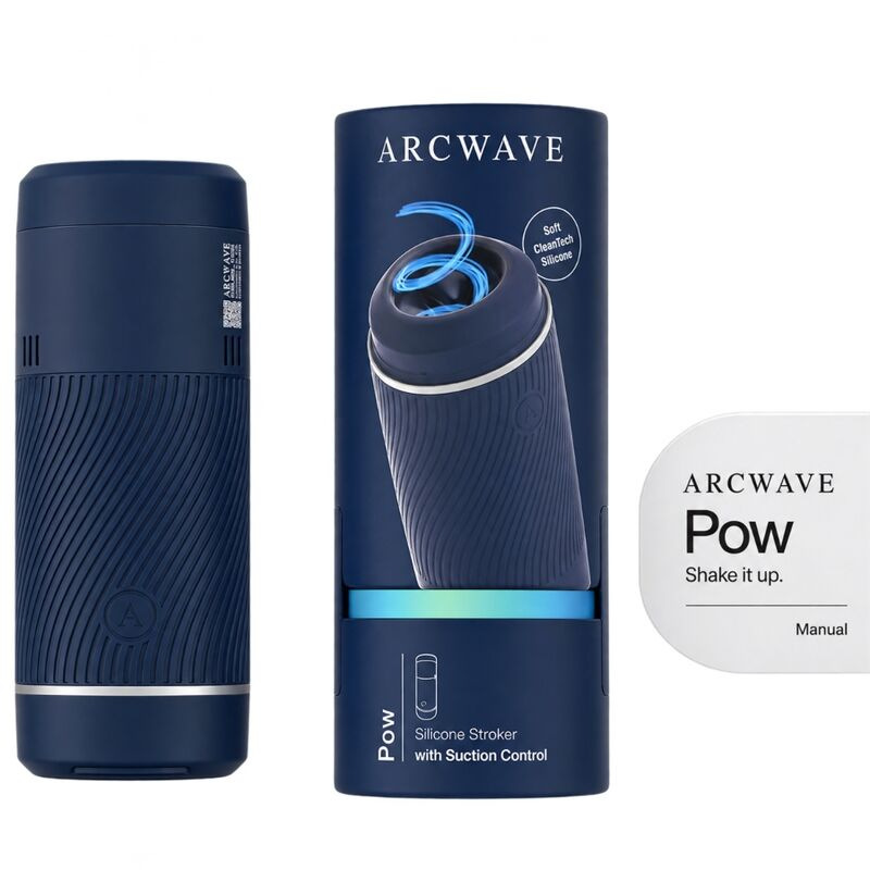 Arcwave - pow manual stroker with suction control blue 2
