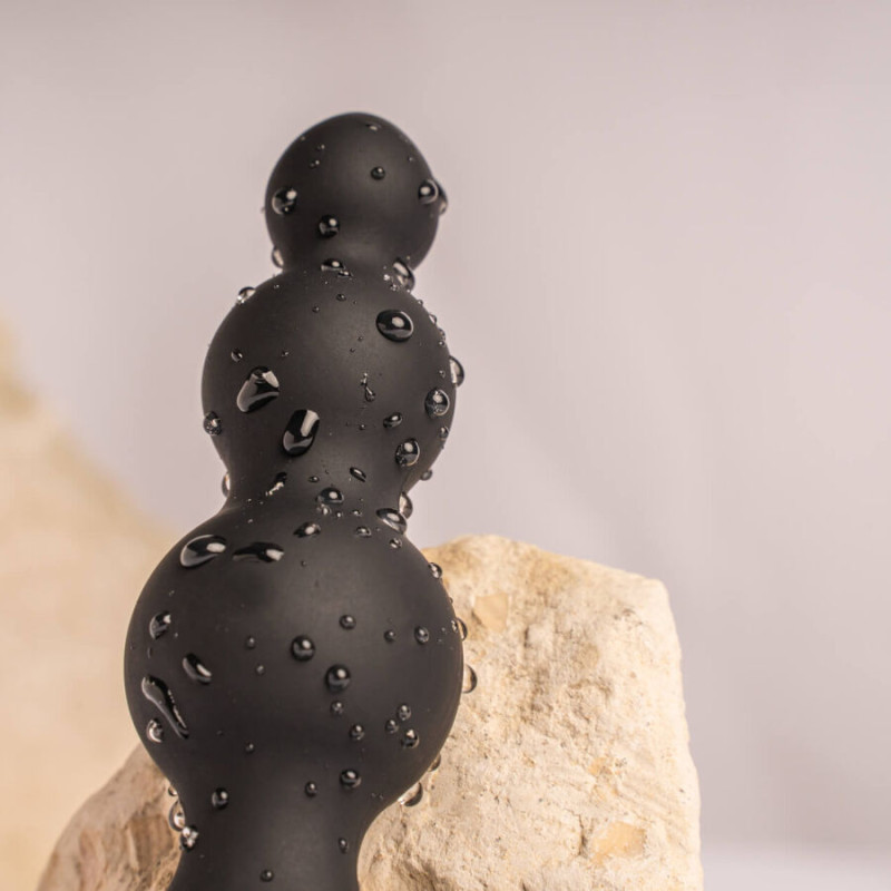 Rocks- off - petite sensations bubbles anal plug vibrator black 3