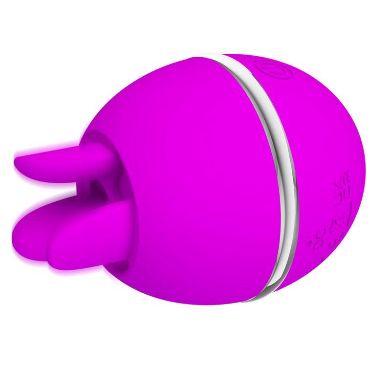 Pretty Love - Gemini Ball Purple Round Silicone Vibrator