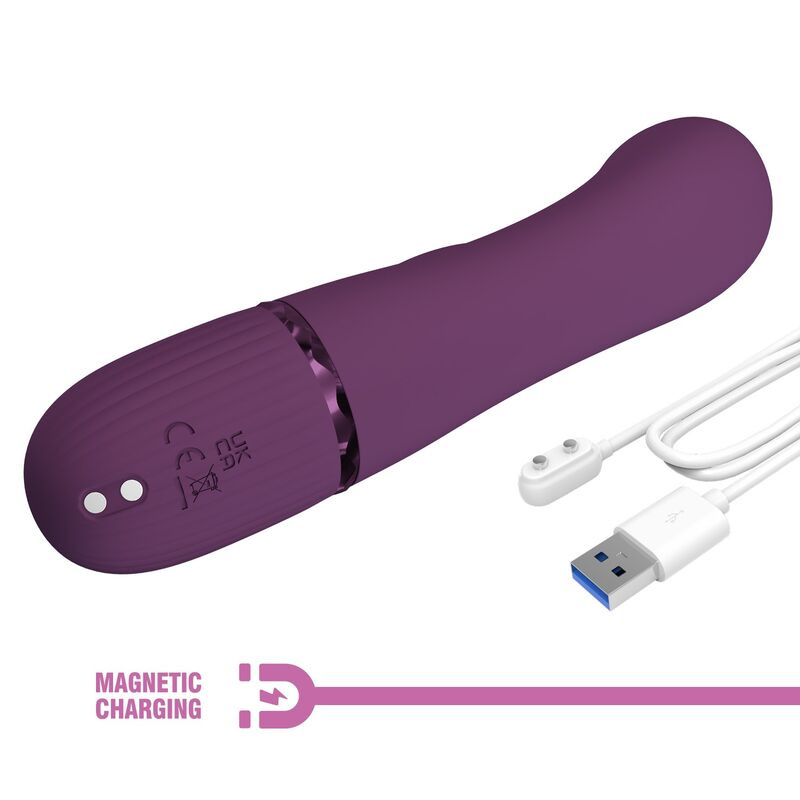 Pretty love - margie rechargeable rabbit vibrator 10 functions purple 8